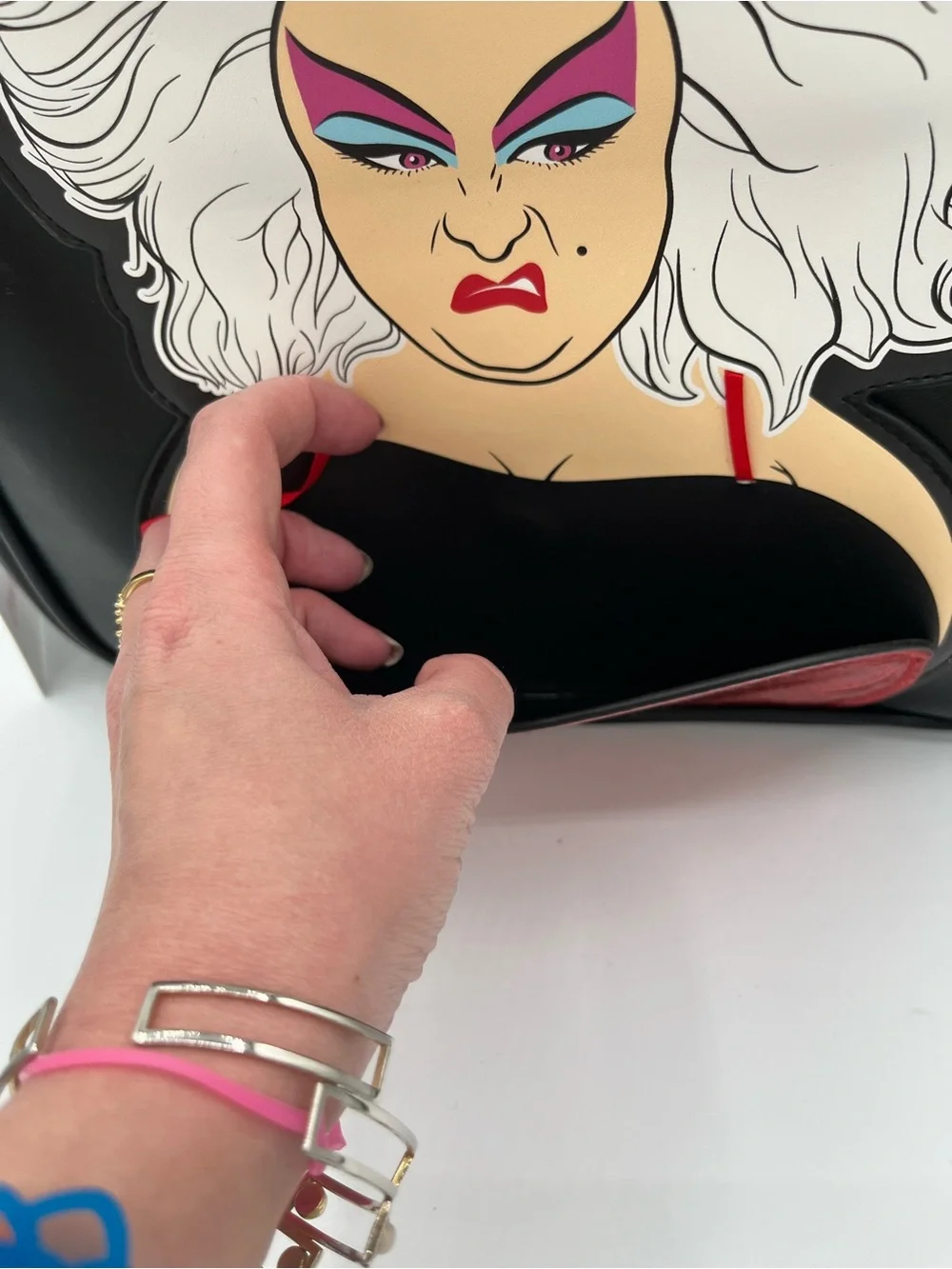 Cakeworthy x Divine Collab. Iconic Drag Queen Cosmetic Bag NWT